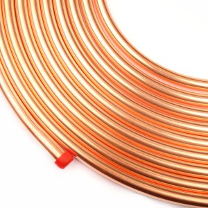 لوله مسی کلاف، سایز 5/8 اینچ (15.87 میلی متر)، ضخامت 0.049 اینچ (1.24 میلی متر )-15متری