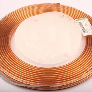 لوله مسی کلاف، سایز 7/8 اینچ (22.22 میلی متر)، ضخامت 0.039 اینچ (1 میلی متر )-15متری